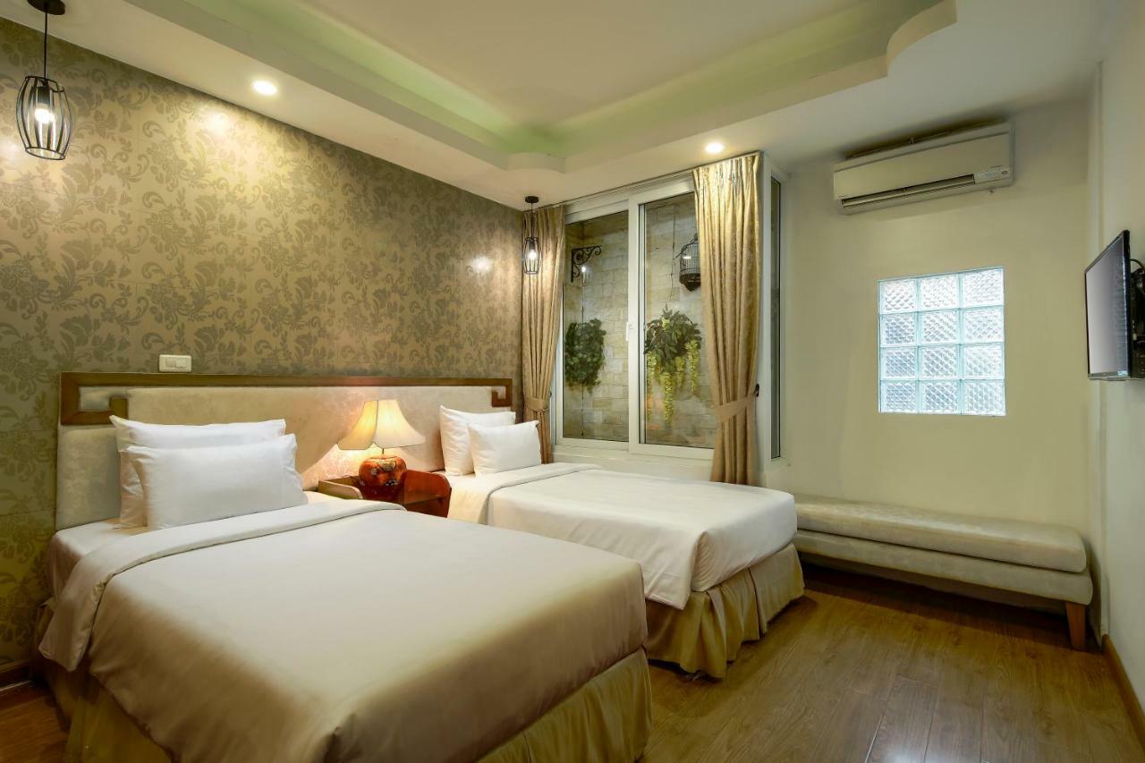 อความารีน โฮเต็ล แอนด์ แทรเวล Bed & Breakfast ฮานอย ภายนอก รูปภาพ